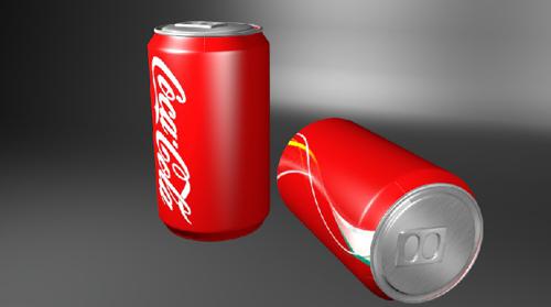 Soda Can - Low poly preview image